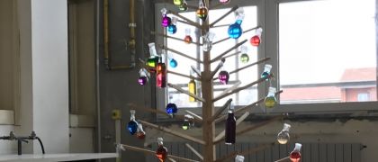 Buon natale dalla tavola periodica degli elementi.